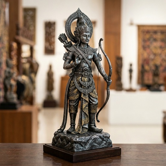 Wayang Arjuna Sculpture